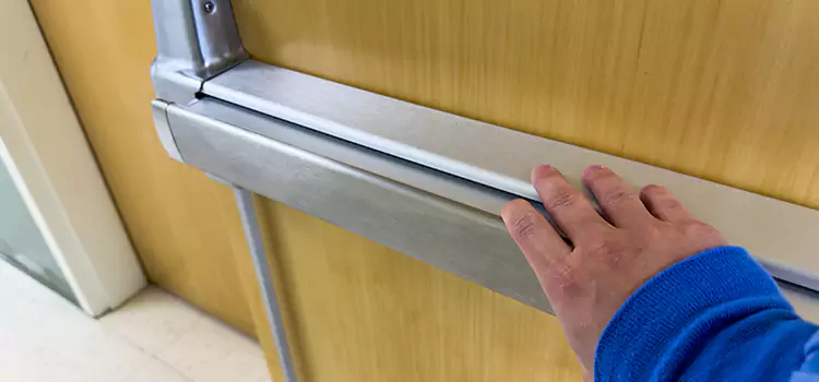 Installing a Push Bar on a Door Elmhurst